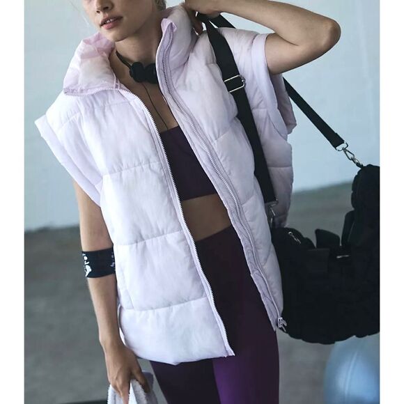 NWT Free People Puffer Vest Medium - Picture 3 of 9